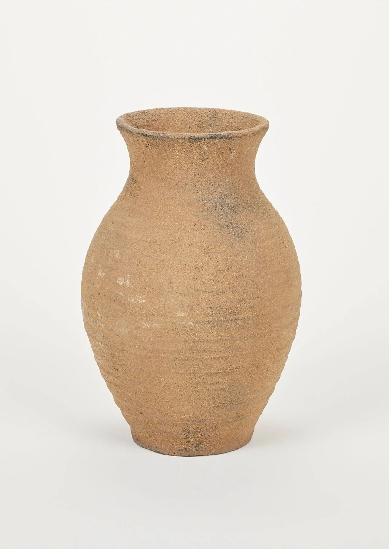 Jitana Handmade Distressed Clay Avery Vase - 12" | Afloral