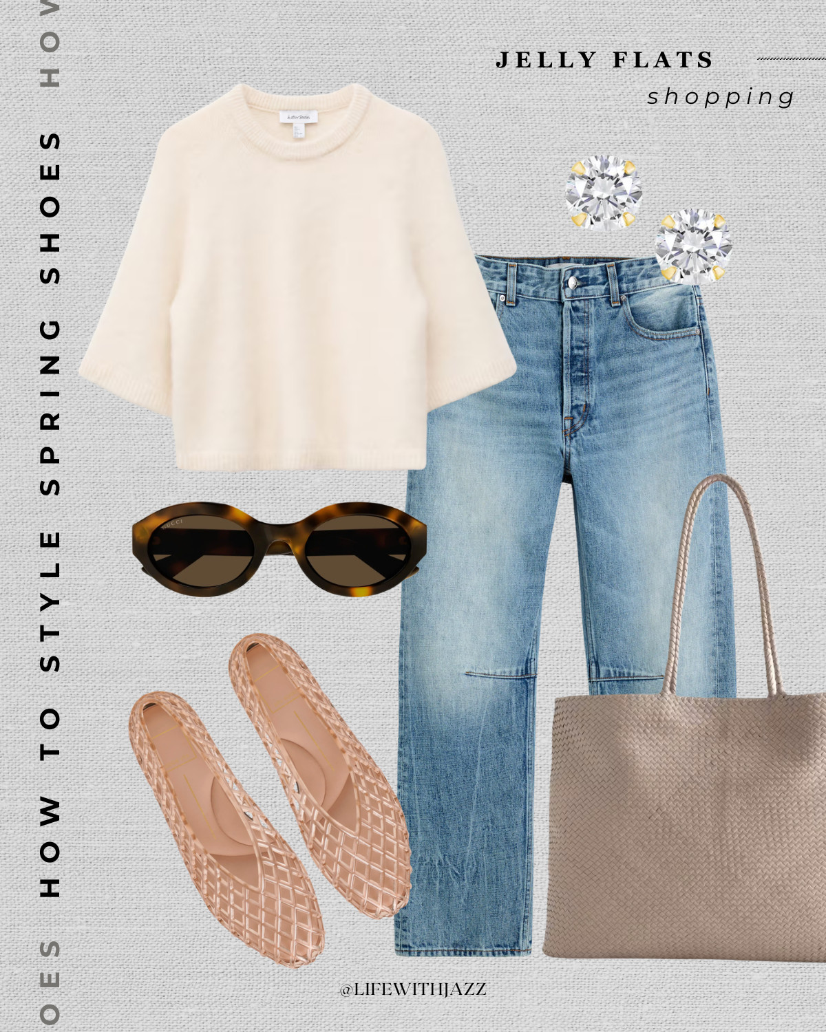  Spring outfit with jelly flats 

 

#LTKootd
