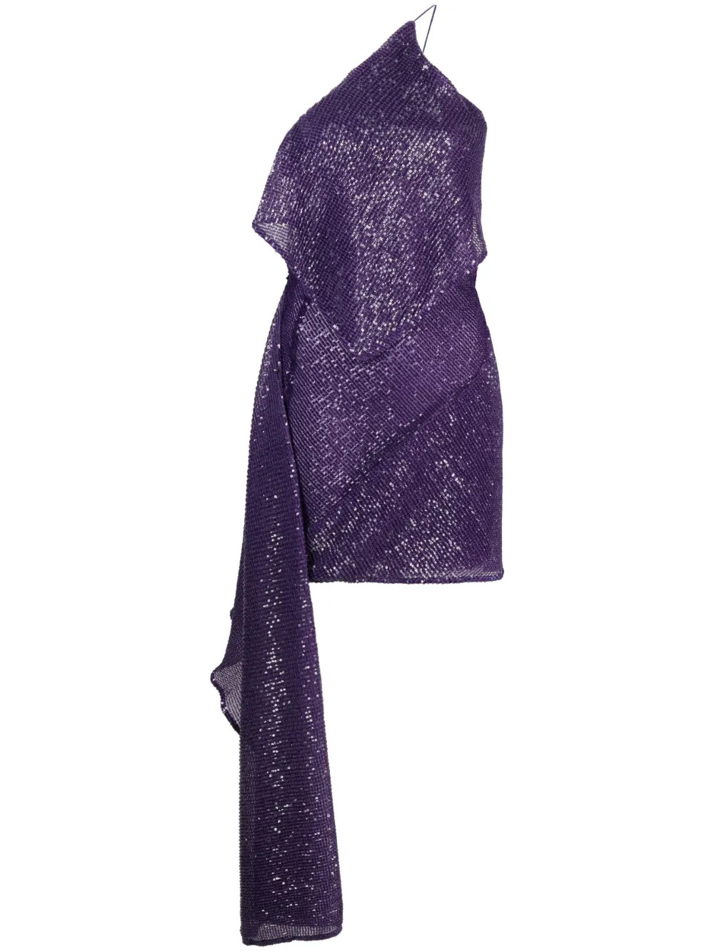 GAUGE81 Metz Sequined Draped Minidress - Farfetch | Farfetch Global