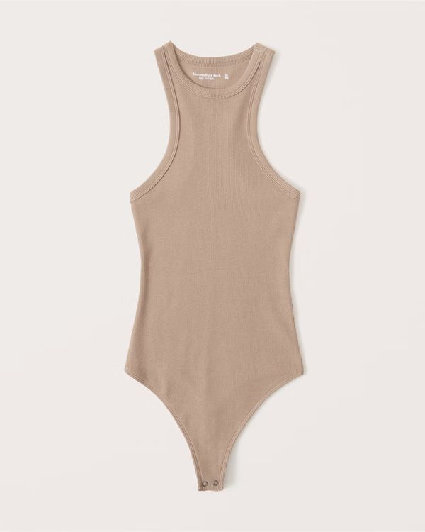 Ribbed Scuba Essential Bodysuit | Abercrombie & Fitch (US)