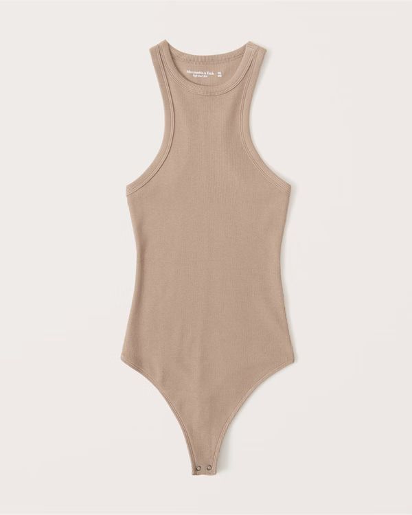 Ribbed Scuba Essential Bodysuit | Abercrombie & Fitch (US)