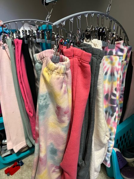 I just condensed my girls closet!!!  YAY!!!  15 leggings per hanger!  You could hang other things, too!

Currently $10 coupons on the 4 and 6 packs!

#LTKstyletip #LTKfindsunder50 #LTKhome
