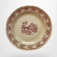 Red Willow Pattern Dinner Plate Free Shipping Dish Replacement Supper Transferware | Etsy (US)