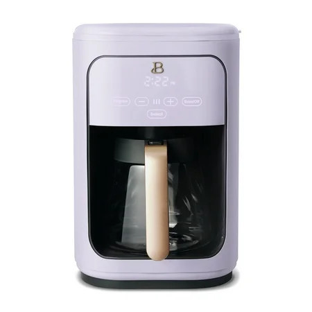 Beautiful 14-Cup Programmable Drip Coffee Maker with Touch-Activated Display, Lavender by Drew Barrymore | Walmart (US)