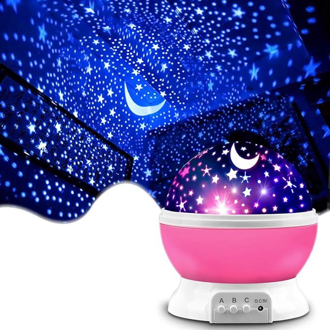 Star Projector, MOKOQI Night Light Lamp Fun Gifts for 1-4-6-14 Year Old Girls and Boys Rotating S... | Amazon (US)