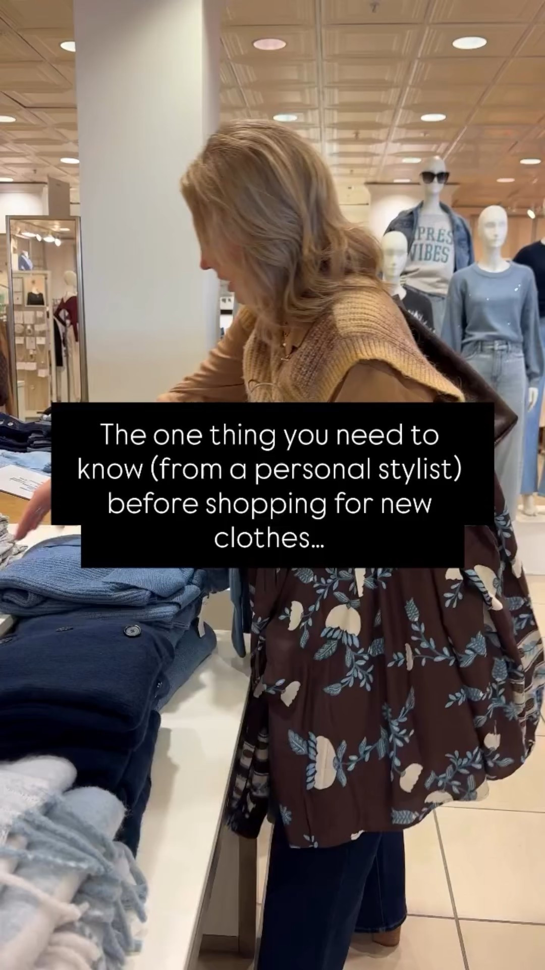 Shopping for new clothes? Before you add anything to your cart, there’s one thing you need to know: A great wardrobe starts with a plan! ✨ 

Too often, we see women shopping without a clear strategy—leading to impulse buys, mismatched pieces, and a closet full of nothing to wear. The fix? 

Shop with intention! Before you buy: 

✅ Take inventory of what you already own 

✅ Identify the gaps in your wardrobe 

✅ Prioritize versatile pieces that work with multiple outfits 

This small shift makes a huge difference in how effortlessly your wardrobe comes together! Need help shopping smarter? Let’s build a wardrobe that actually works for you. DM us to get started with personal styling! 💫👗