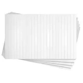 DPI DECORATIVE PANELS INTERNATIONAL 3/16 in. x 32 in. x 48 in. Paintable White Bead Hardboard Wa... | The Home Depot