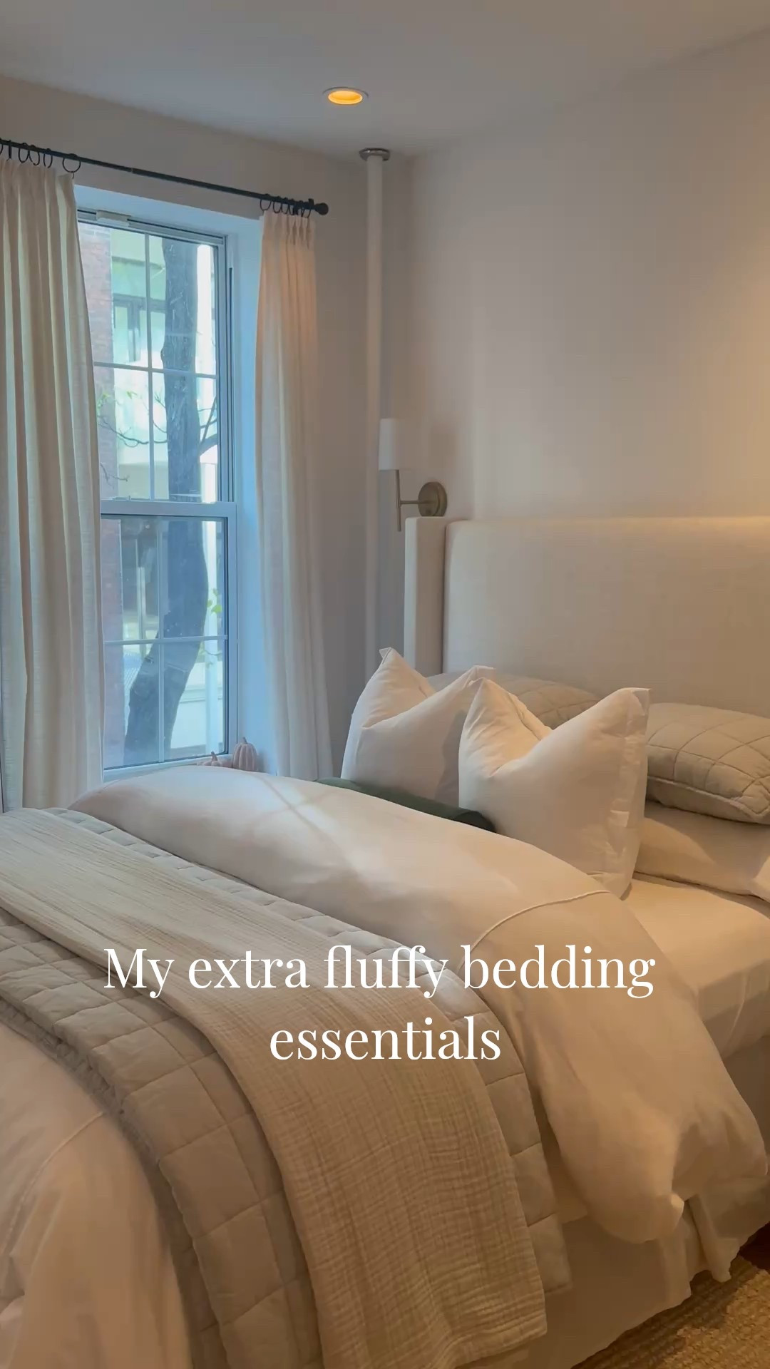 My fluffy bedding essentials! 

Fluffy bedding bedroom transformation cozy bedroom

#LTKHome #LTKFindsUnder100