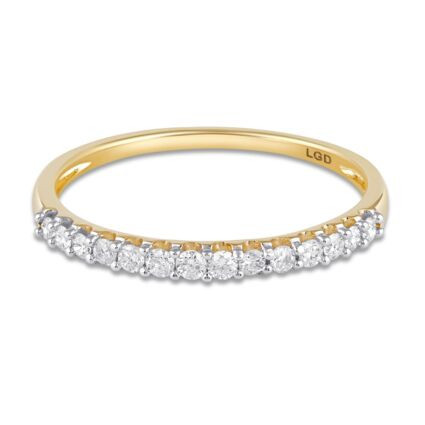 9ct Yellow Gold 0.25cts Lab Grown Diamond Ring | TK Maxx