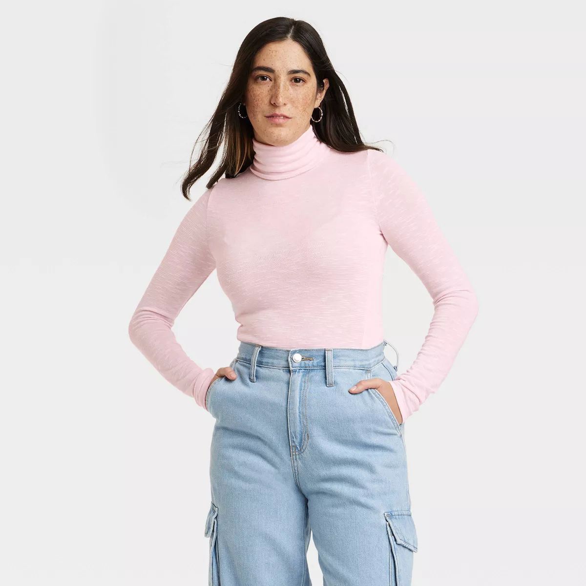 Women's Long Sleeve Mock Turtleneck T-Shirt - Universal Thread™ | Target