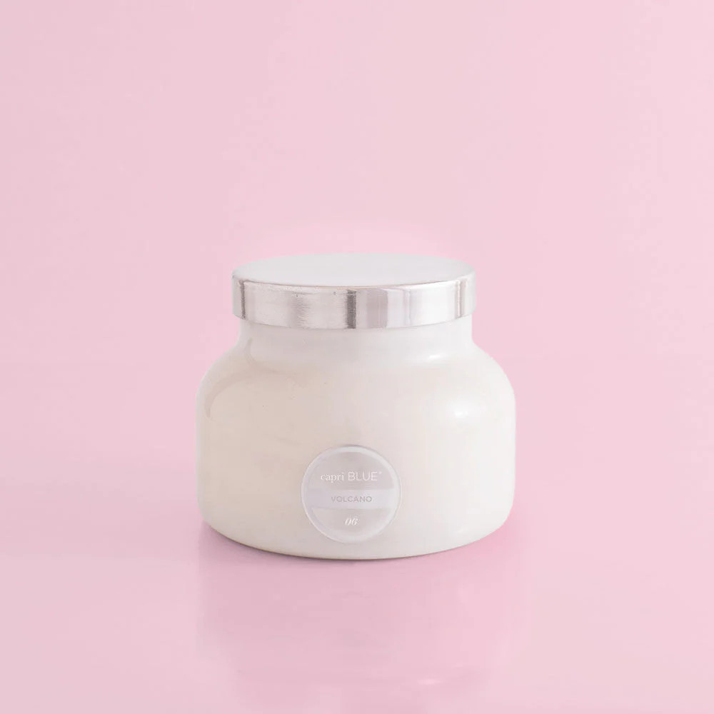 Capri Blue Volcano White Signature Jar Candle- 19oz | Ama La Vita