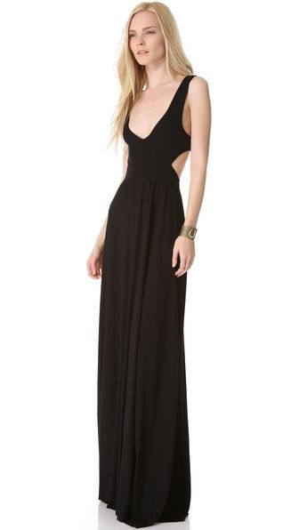 Rachel Pally Long Cutout Dress - Black | Shopbop