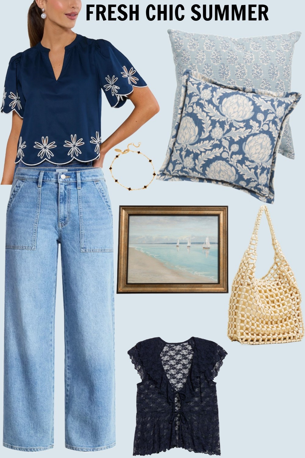 Summer Chic and Fresh is calling! El Vernano en chic mood 🐟🩵

#LTKgrwm #LTKSeasonal #LTKHome