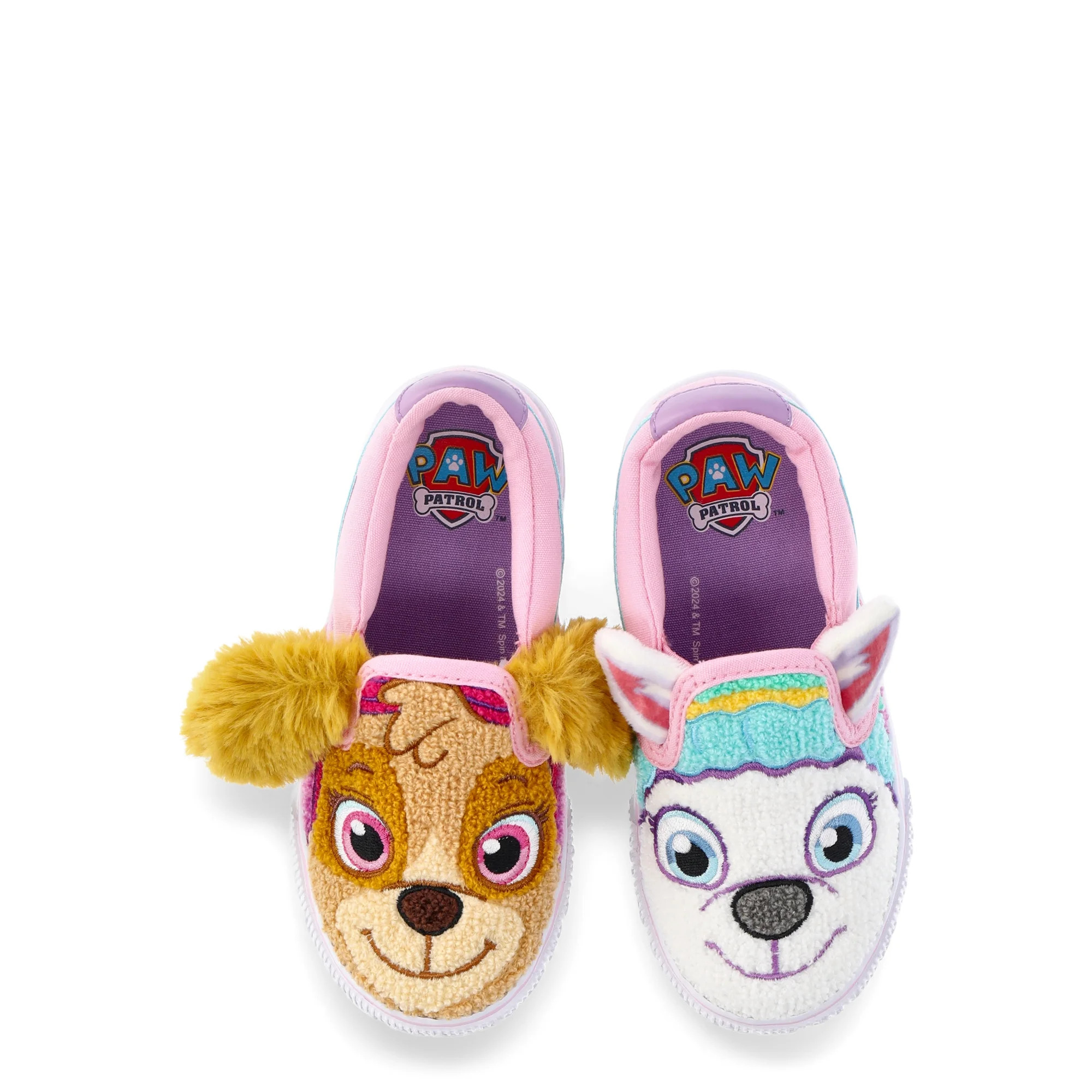 Paw Patrol Characters Toddler Kids Fleece Slip-On Sneakers | Walmart (US)