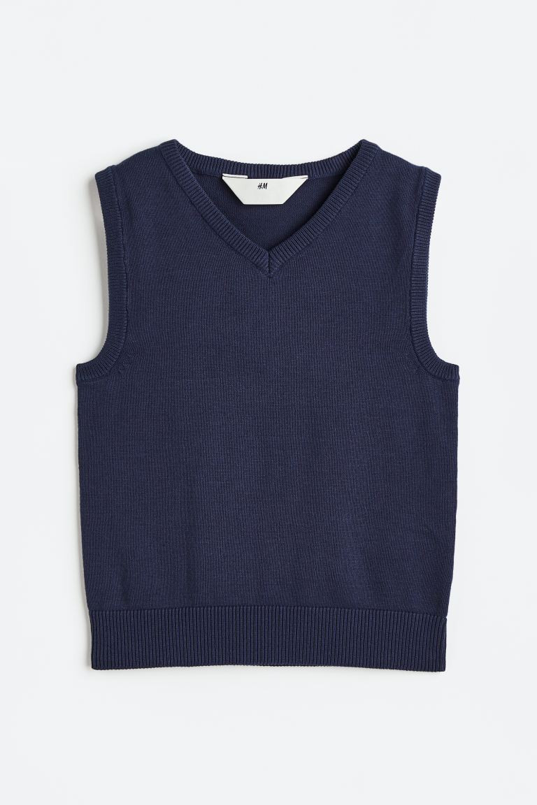 V-neck sweater vest | H&M (UK, MY, IN, SG, PH, TW, HK)
