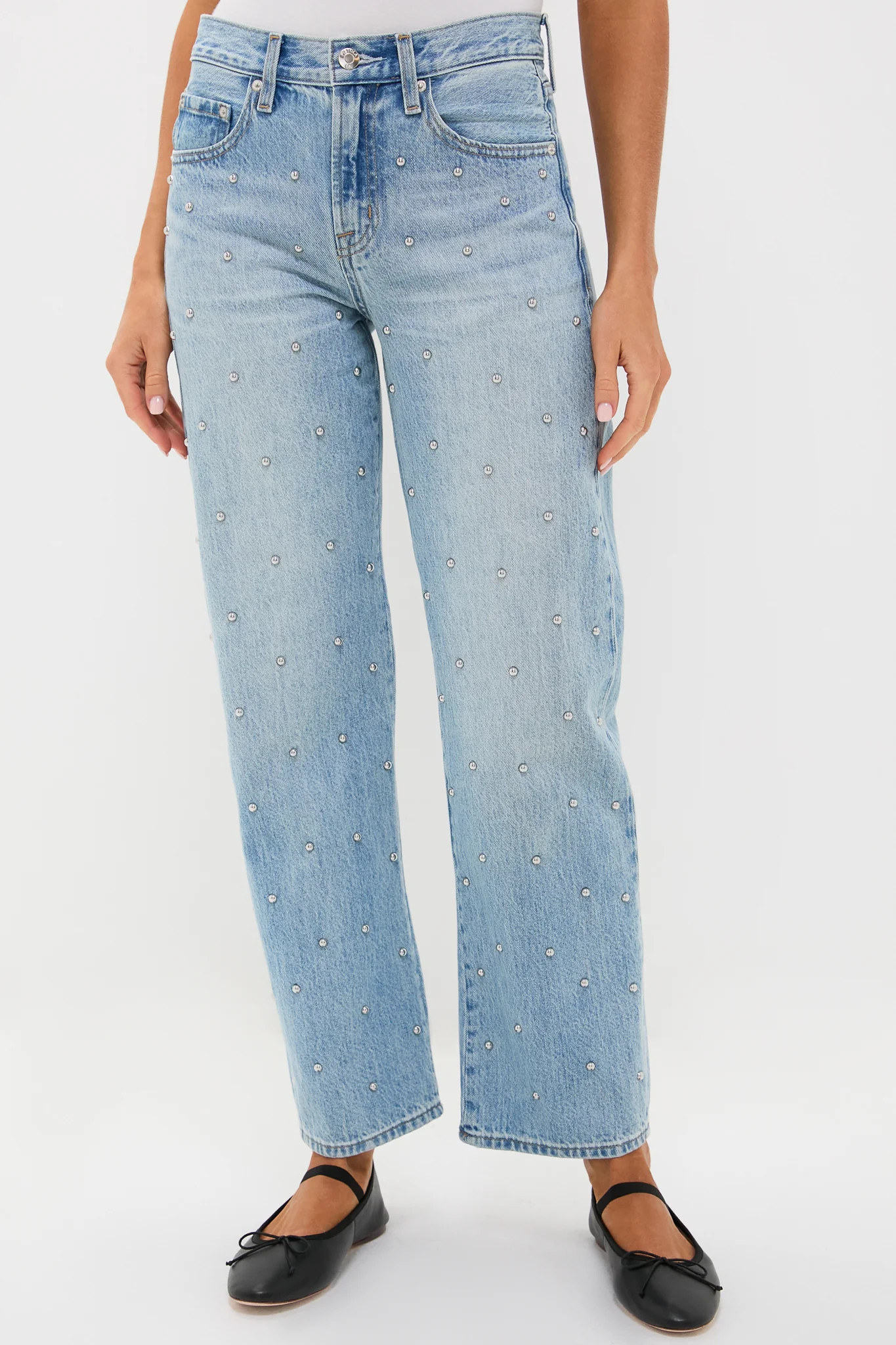 Bowie Lexi Mid Rise Bowed Straight | Tuckernuck (US)