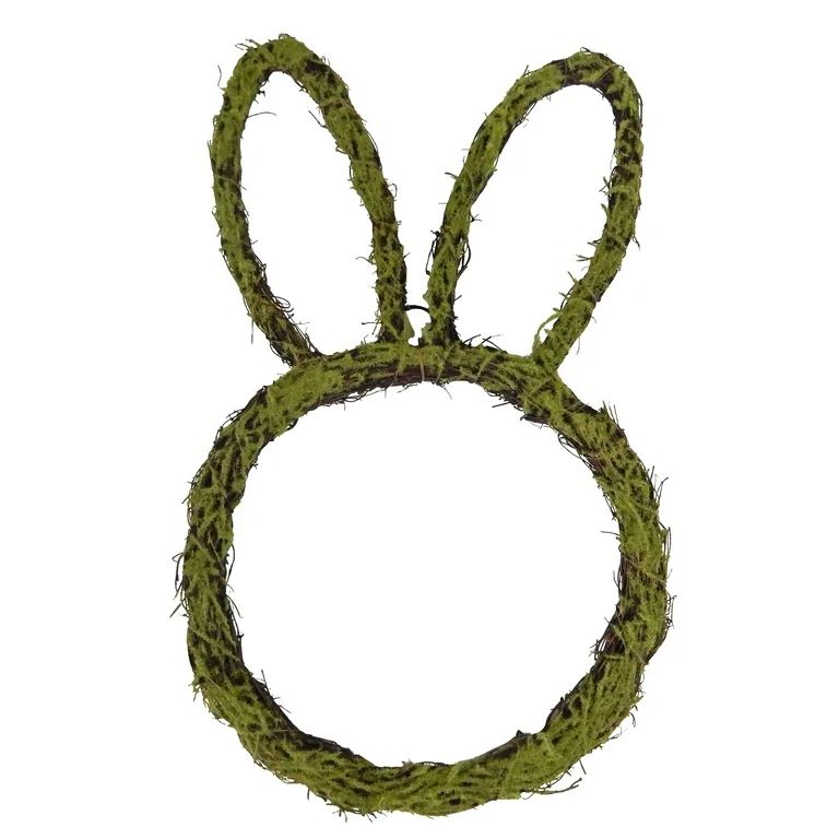 19" Easter Rabbit Grapevine Moss Wreath Form by Ashland® | Walmart (US)