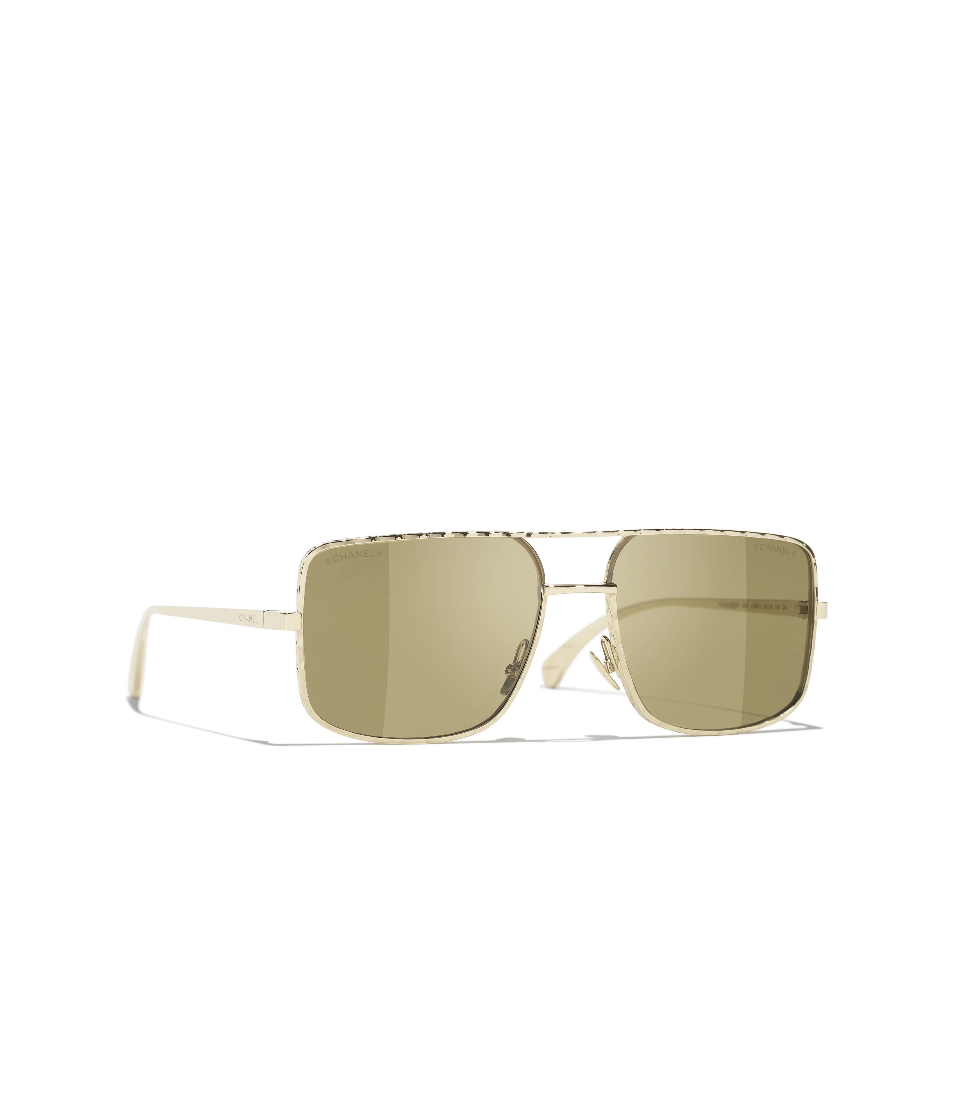 CHANEL Sunglasses: Pilot Sunglasses, metal &mdash; Fashion | CHANEL | CHANEL | Chanel, Inc. (US)