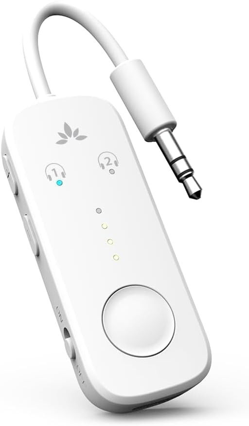 Avantree Relay - Airplane Bluetooth 5.3 Adapter with Qualcomm aptX Adaptive, Supports 2 AirPods o... | Amazon (US)