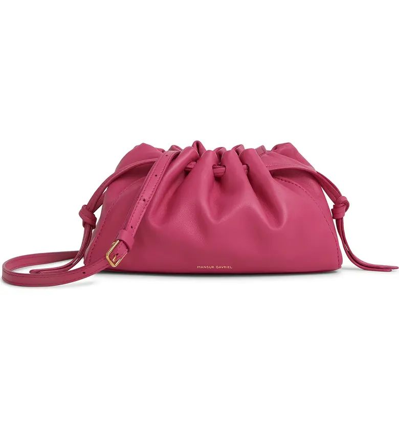 Mini Bloom Leather Drawstring Bag | Nordstrom