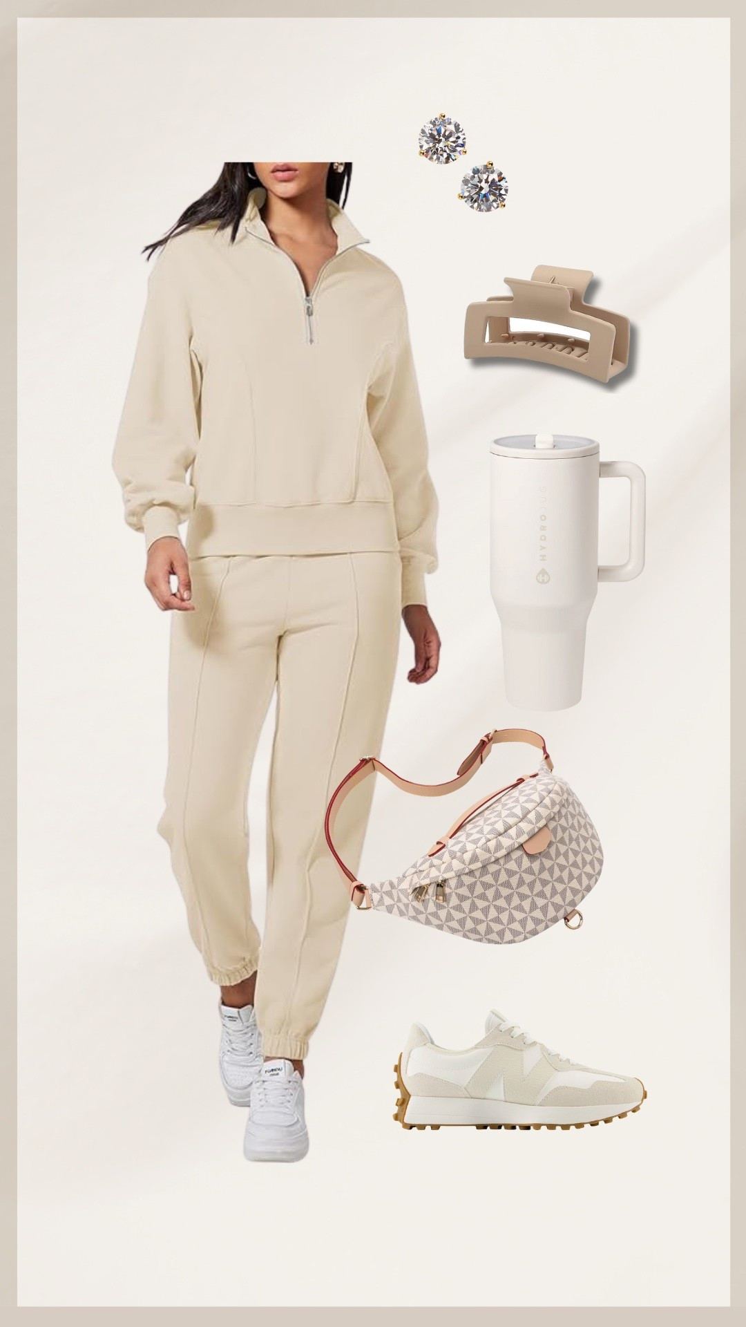 Winter athleisure outfit 🤍

#LTKSeasonal #LTKFindsUnder50 #LTKgrwm