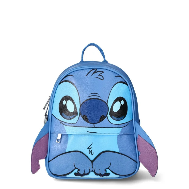 Disney Stitch Women's Big Eyes 10.5" Mini Backpack, Blue | Walmart (US)