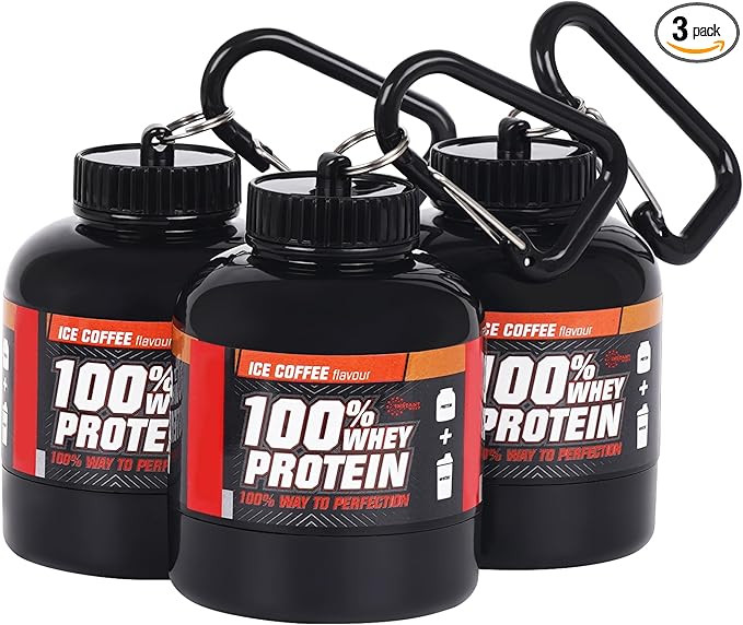 Protein Powder and Supplement Funnel Keychain Protein Powder Container with Durable Key-Chain Por... | Amazon (US)