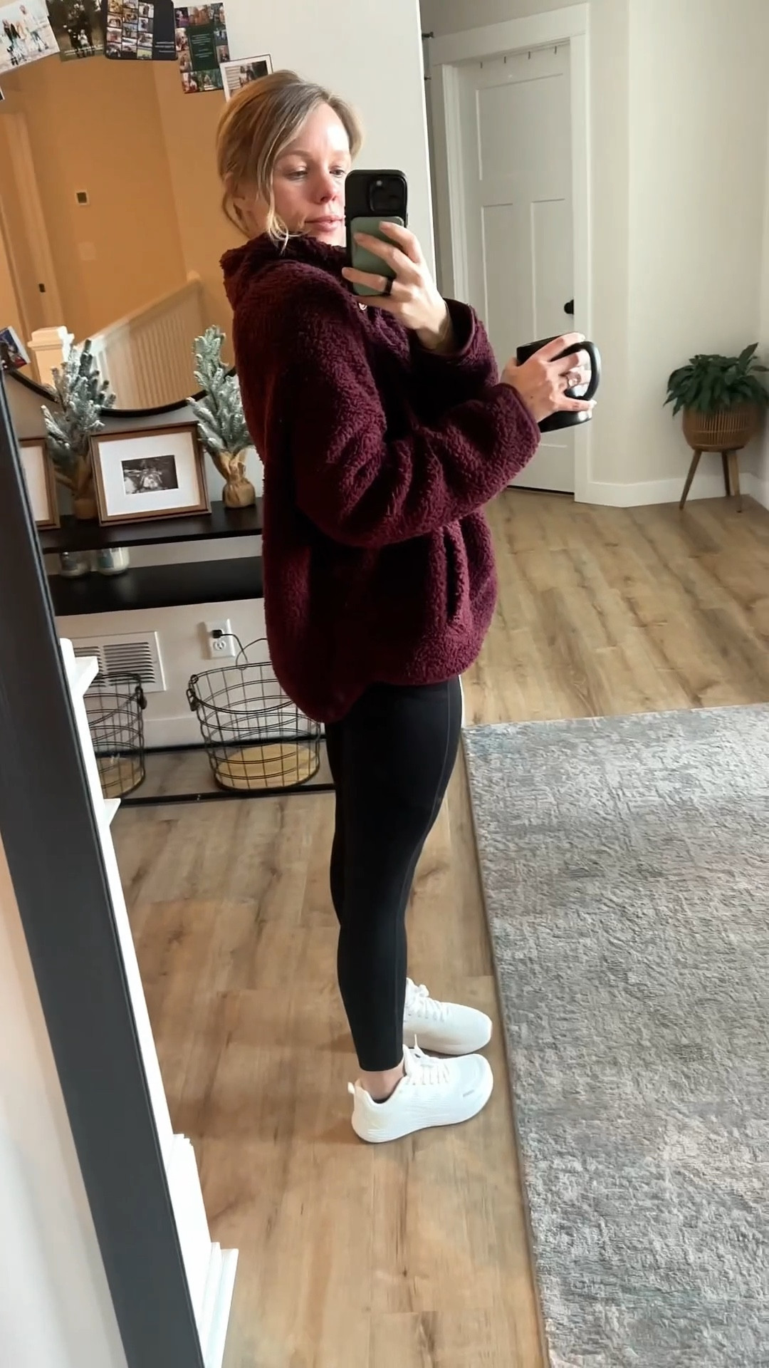 This cozy AF sweater is amazing and perfect for a day running errands or a night in during these cold winter months! 
I’m wearing a size small and it has the perfect over sized fit

#LTKmomlife #LTKFindsUnder50 #LTKootd