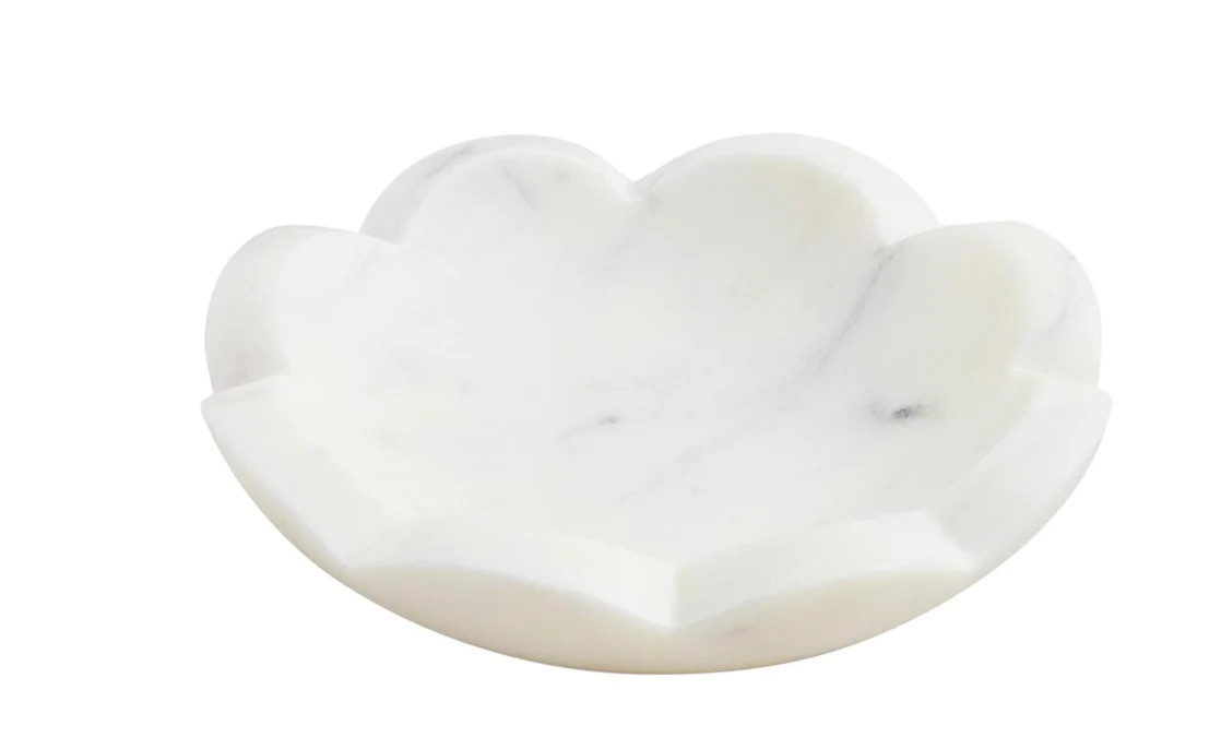 Marble Scallop Dish | Cottonwood Company