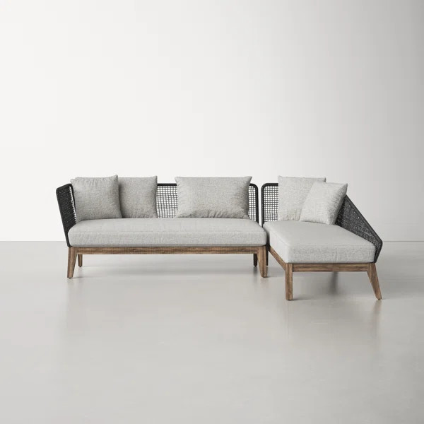 Bergan Solid Wood 5 - Person Seating Group with Cushions | Wayfair North America