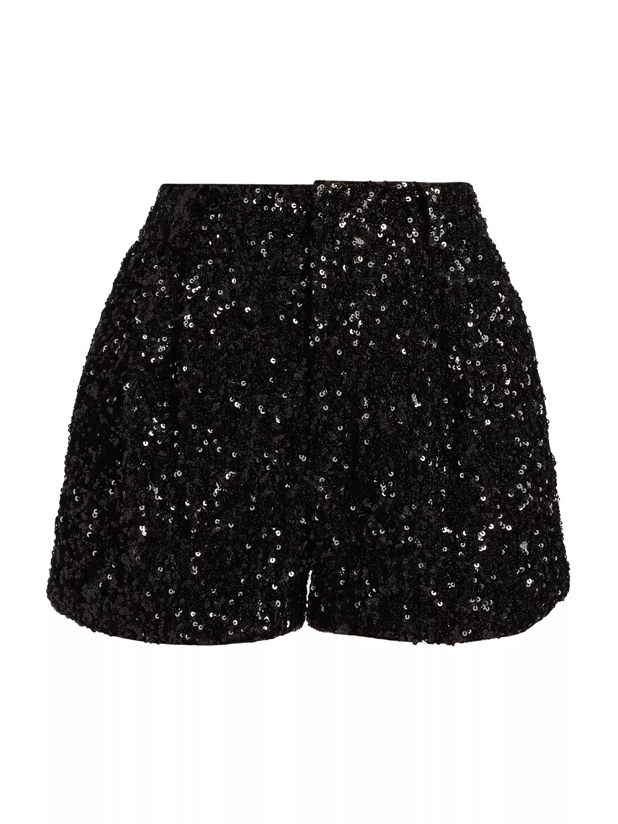 Conry Sequined Cuff Shorts | Saks Fifth Avenue