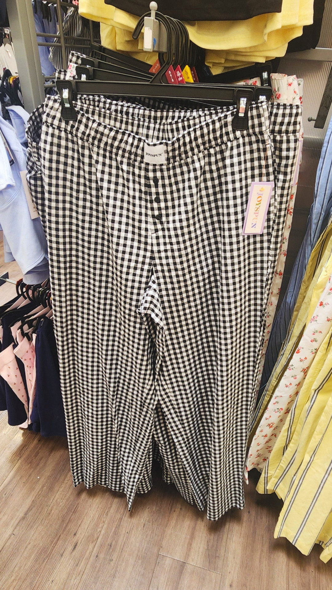 gingham pajama lounge pants, walmart, joyspun 2026 

 #LTKdayinmylife #LTKmorningroutine #LTKselfcare