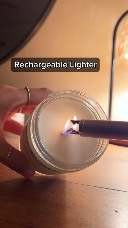 Rechargeable lighter! Perfect for the holiday season 🕯✨ #candles #lighter #rechargeablelighter #electriclighter 

#LTKsalealert #LTKHoliday #LTKhome