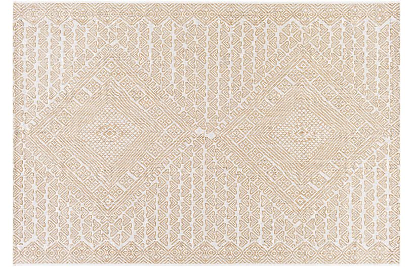 Persephone Outdoor Rug, Tan | One Kings Lane