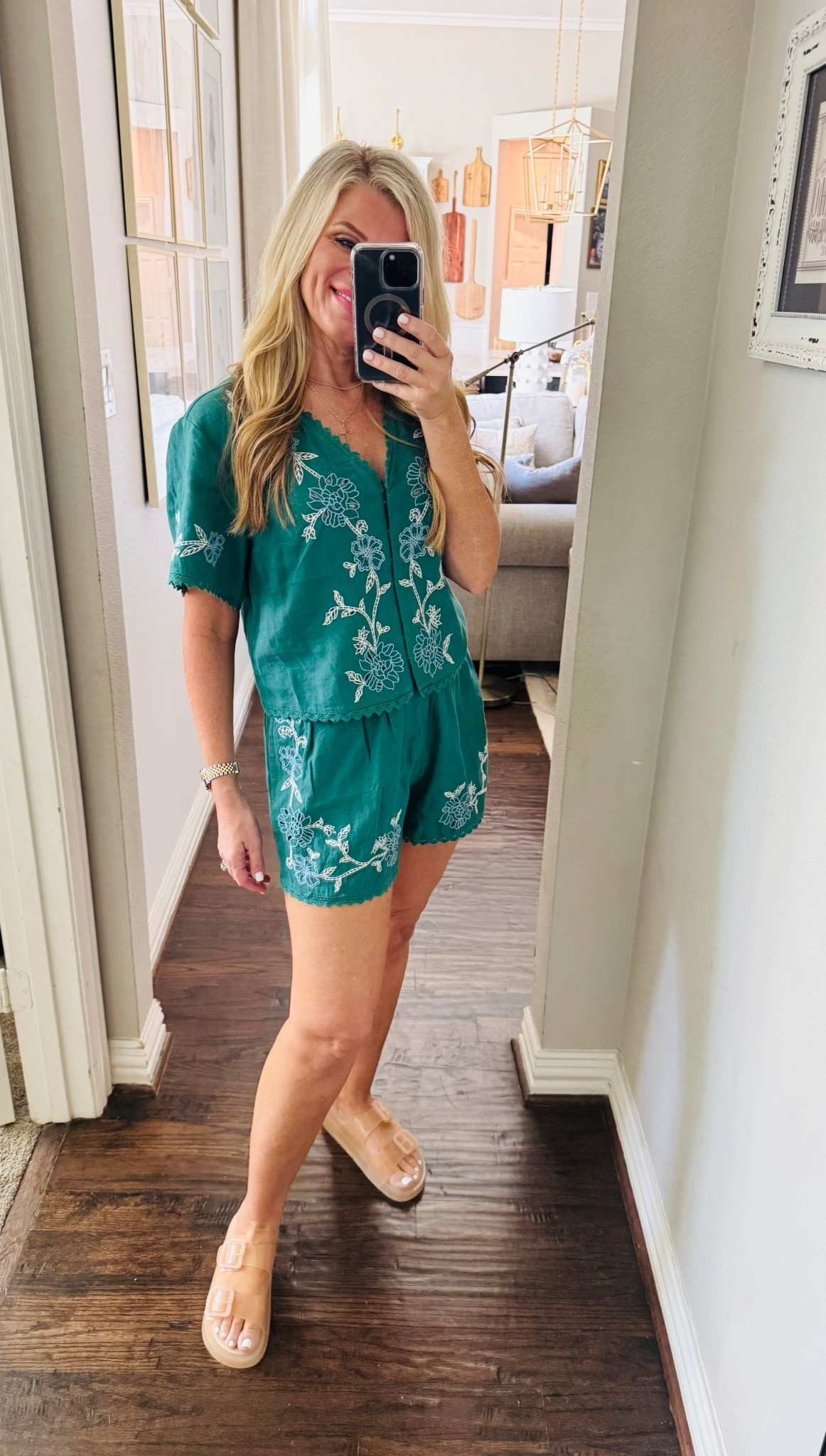 This cute embroidered set keeps going in and out of stock and I can see why, it’s so cute and the embroidery makes it look so expensive! 

#LTKootd #LTKOver40 #LTKdayinmylife