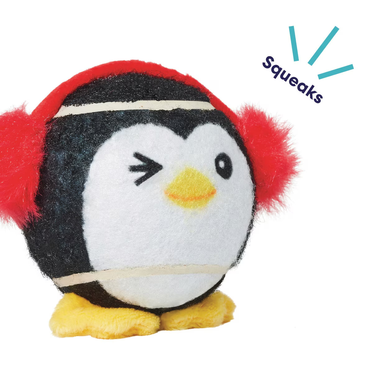 Frisco Holiday Festive Fetch Squeaky Tennis Ball Dog Toy, Penguin, Medium, 1 count | Chewy