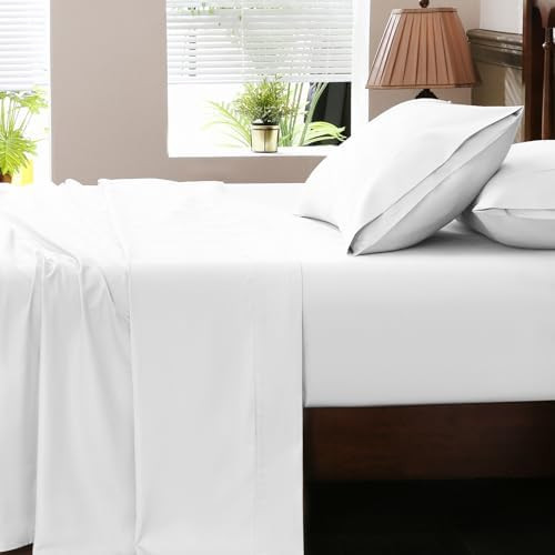 Extra Deep Pocket King Sheets 18-24 Inch 100% Egyptian Cotton 1000 Thread Count Sateen Weave Soft... | Amazon (US)