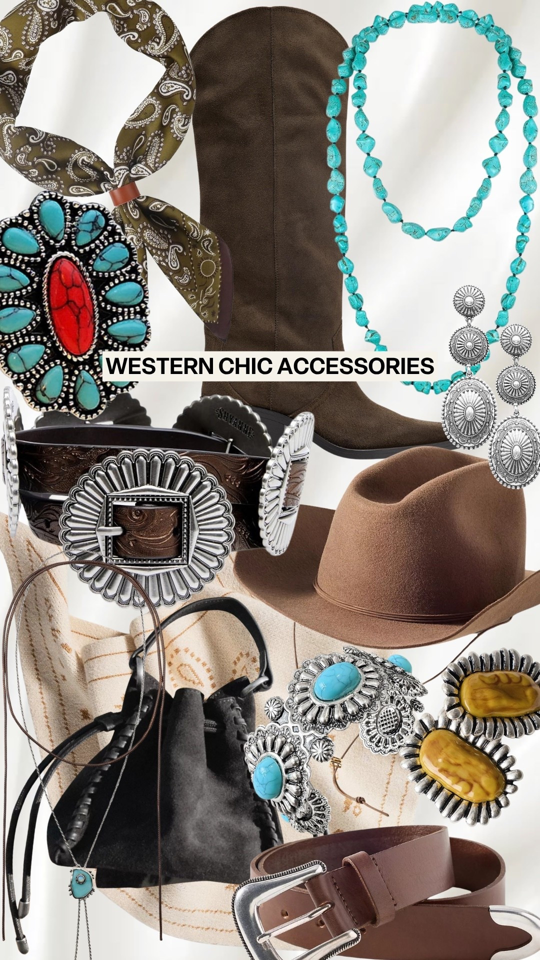 Western chic accessories! #kathleenpost