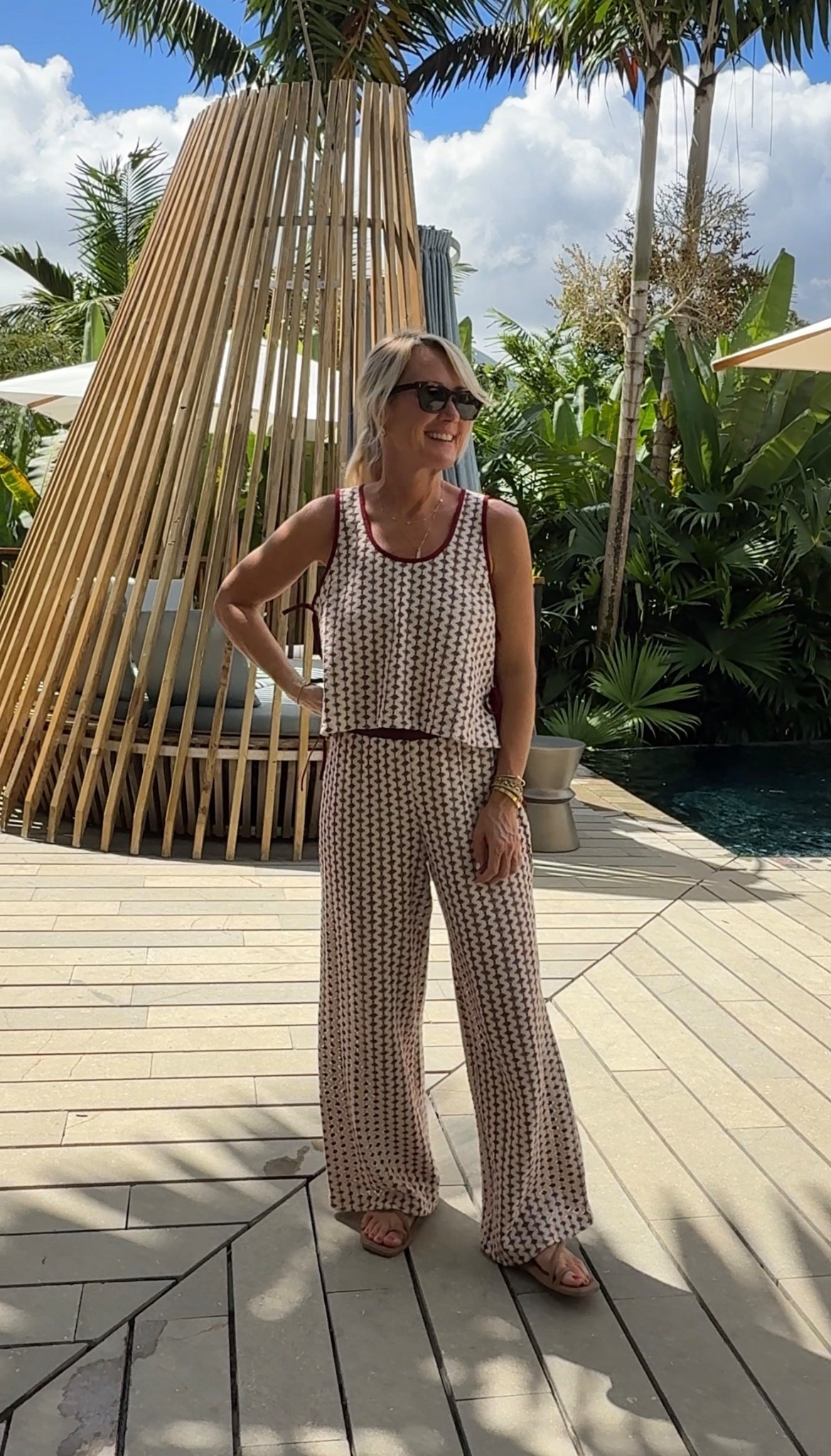 The cutest beach they look! I’m absolutely obsessed with this matching set cover-up. Catch me wearing it all the time from here and out.

Swimsuit: XS
Matching set: small 

#LTKSeasonal #LTKOver40 #LTKTravel