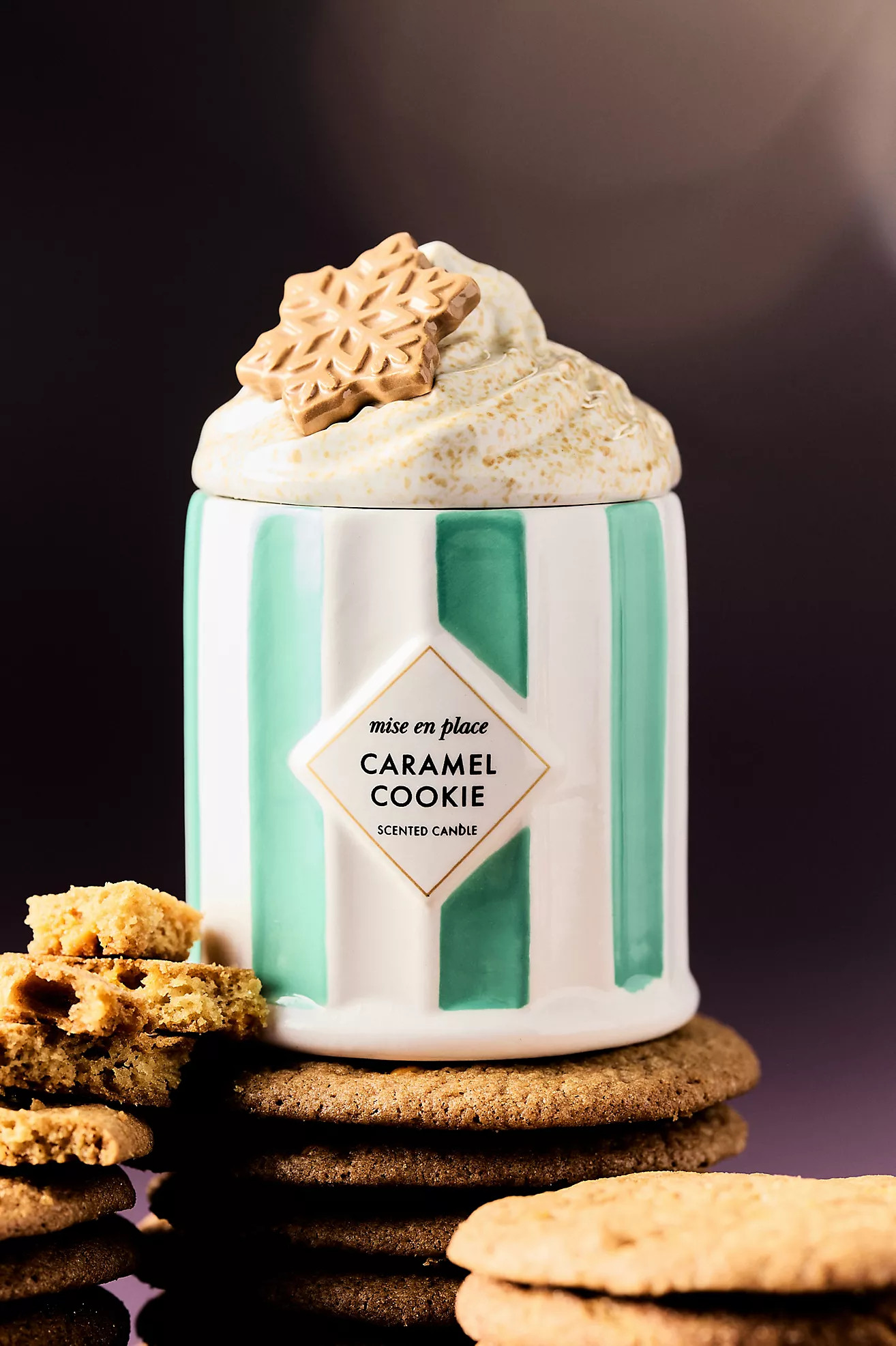 mise en place Gourmand Caramel Cookie Ceramic Candle | Anthropologie (UK)