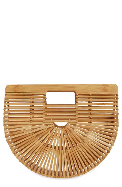 Cult Gaia Mini Ark Handbag in Natural at Nordstrom | Nordstrom