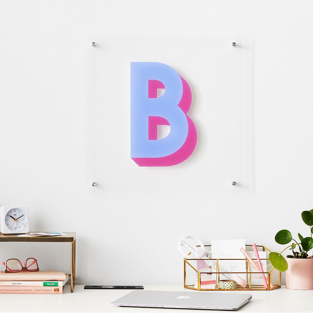 Acrylic Square Decal Monogram | Pottery Barn Teen