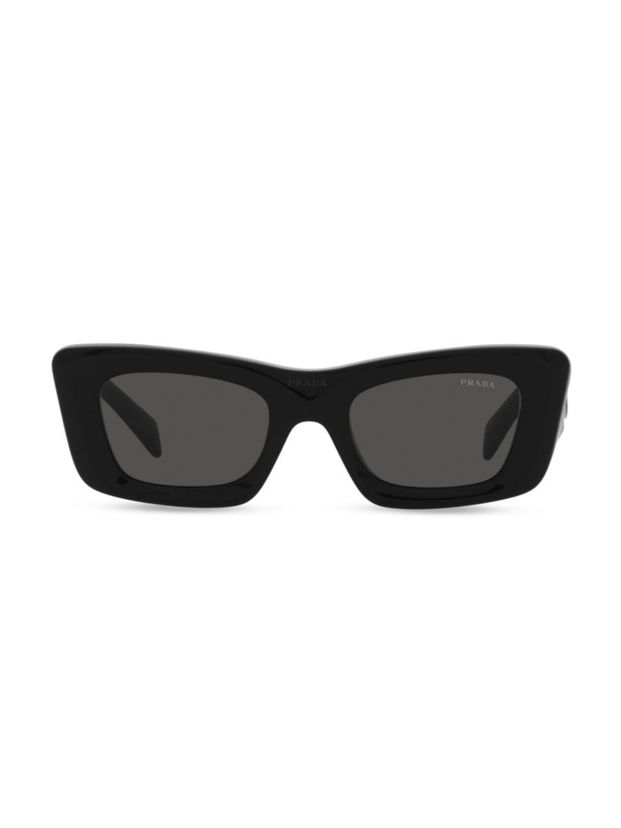 Prada 50MM Rectangular Sunglasses | Saks Fifth Avenue