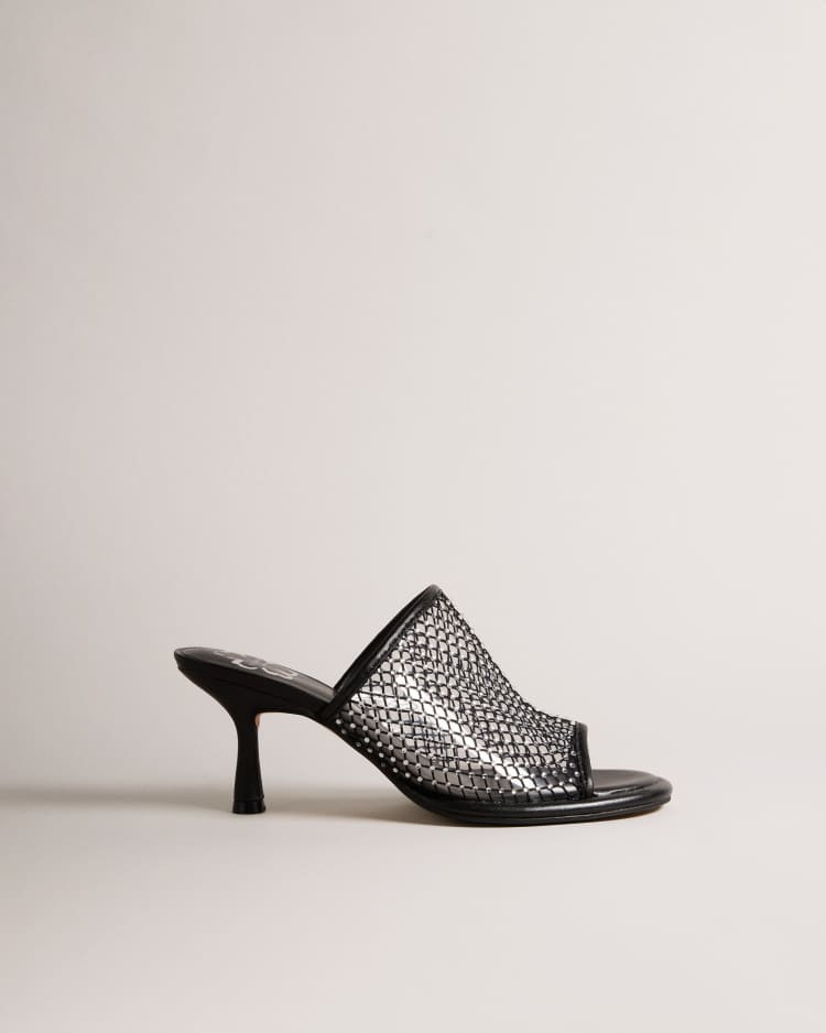 CELYA - Crystal Mesh Heeled Sandals | Ted Baker (UK)