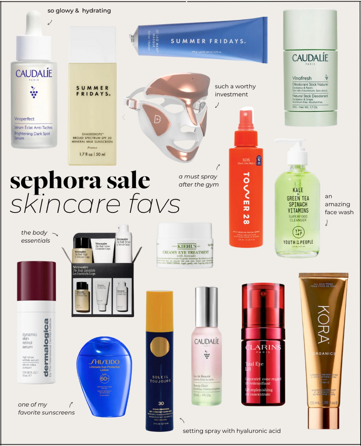 sephora sale skincare favs ~ kora beauty, tower beauty, summer Fridays, clarins, etc 

#LTKBeauty #LTKStyleTip #LTKFindsUnder100