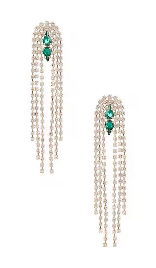 Twinkle Earrings in Emerald | Revolve Clothing (Global)