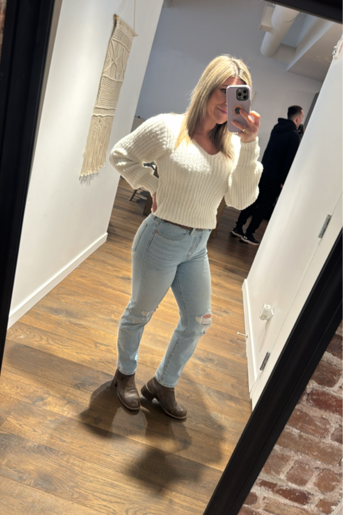 First pair of jeans I bought in YEARS and I am obsessed.

#LTKcanada #LTKFashionMonth #LTKcurves