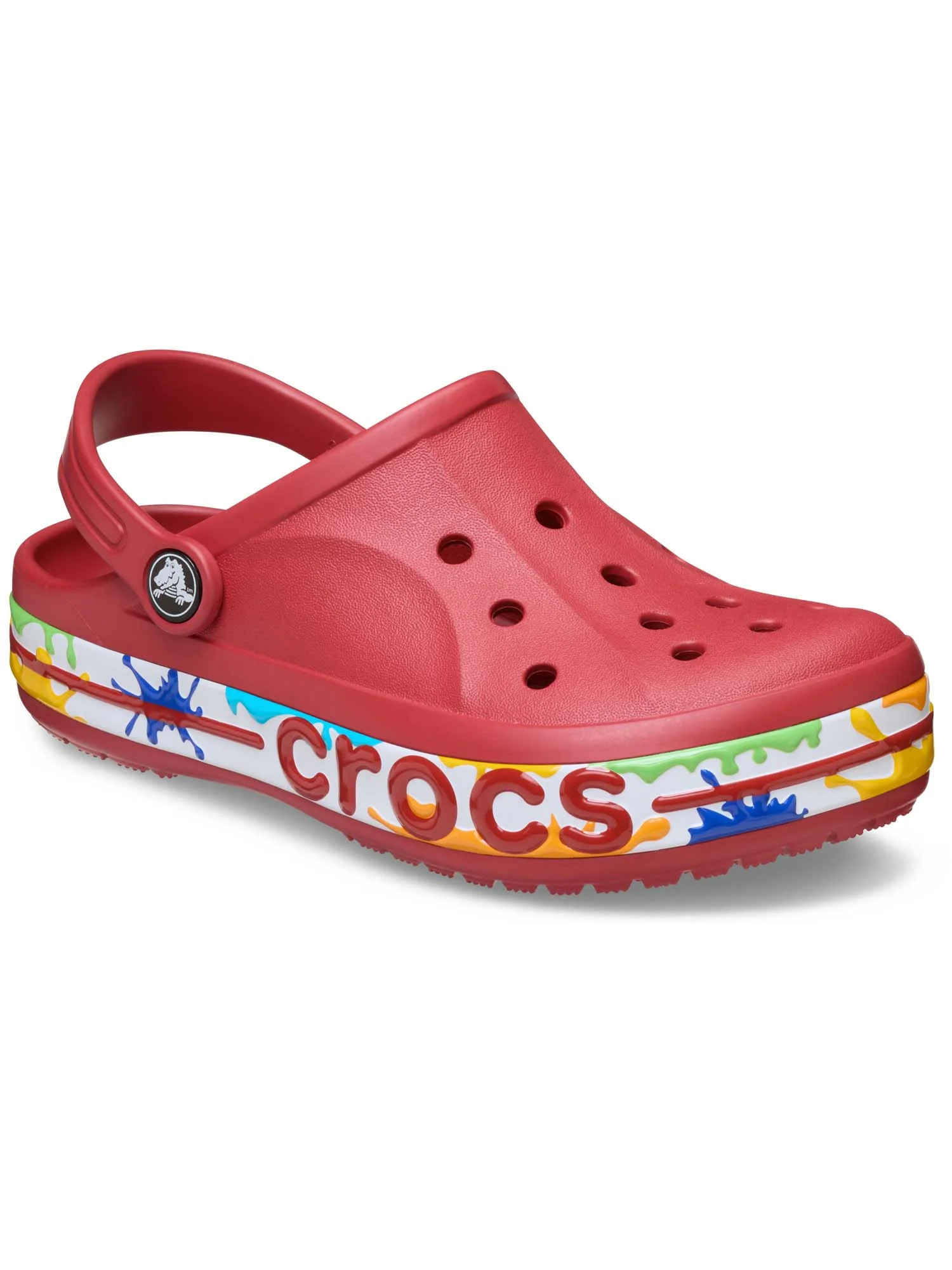 Crocs Toddler & Kids Bayaband Paint Splash Clog | Walmart (US)