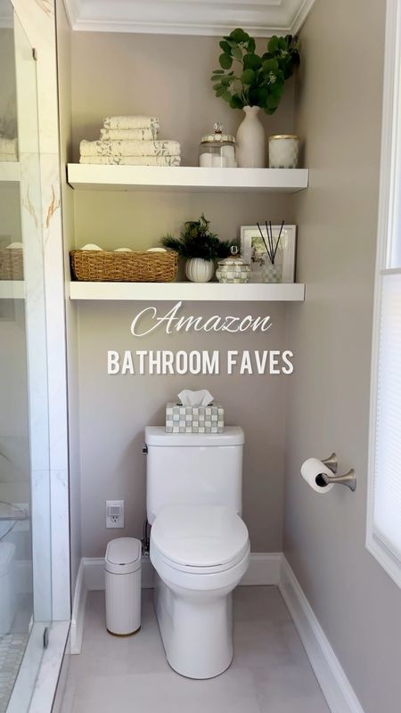 Amazon bathroom essentials for your toilet area. 

#LTKVideo #LTKHome