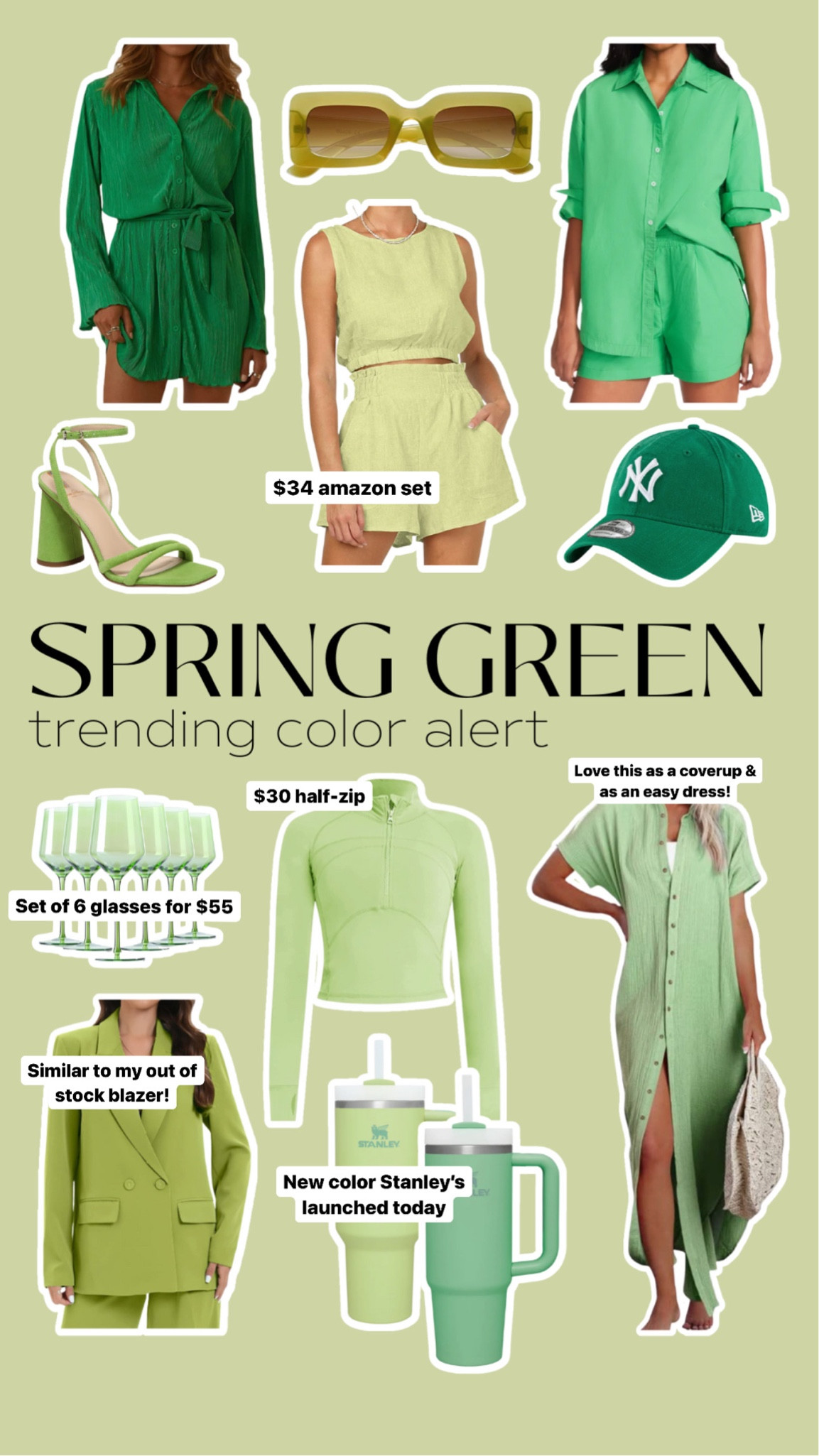 All green everything! Have been seeing spring green in lots of stores so rounded up some finds just in time for St. Patty’s day & spring

Dressupbuttercup.com

#dressupbuttercup 

#LTKsalealert #LTKSeasonal #LTKshoecrush